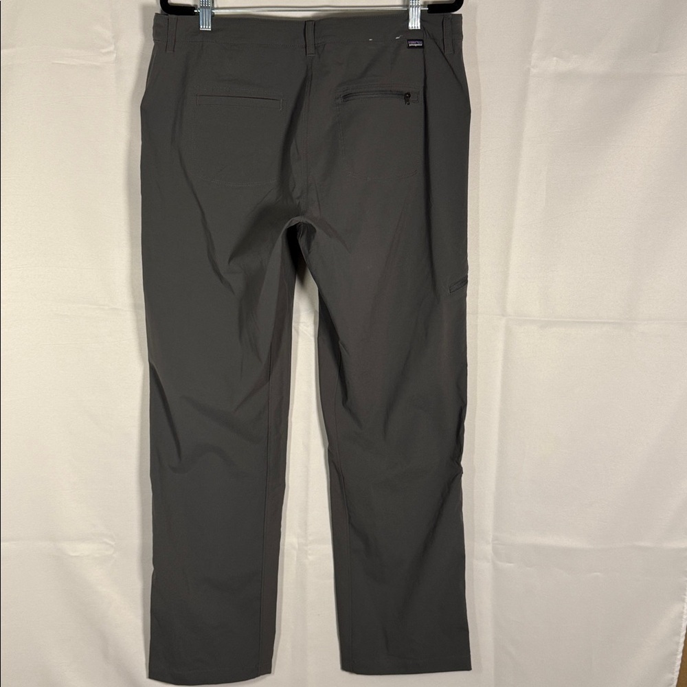 Patagonia stretch Charcoal athletic drawstring Pants size 16 charcoal gray - Picture 3 of 8